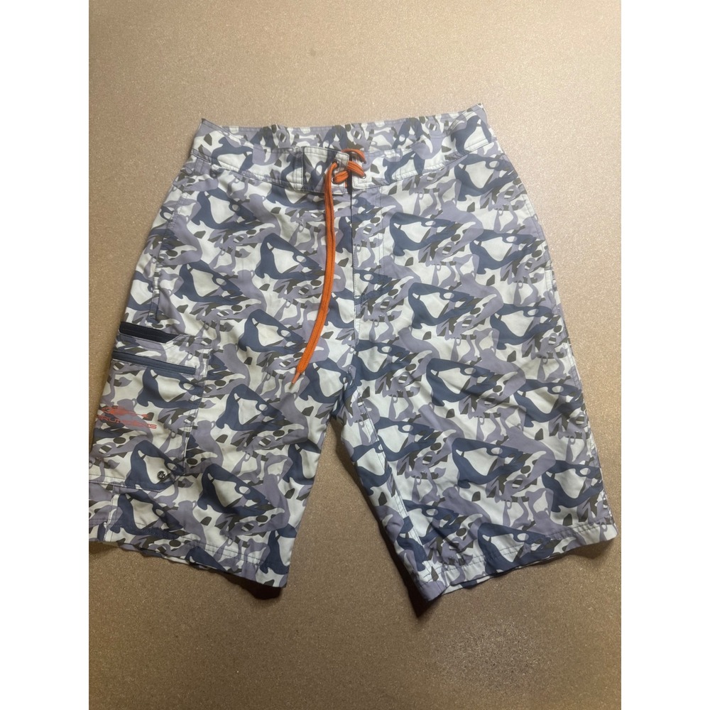 Grundéns Men's Camo‎ Orca Board Shorts Outdoor Fishing Surfing Size 30